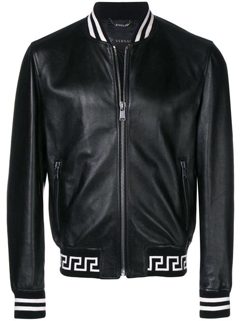 versace jacket mens black